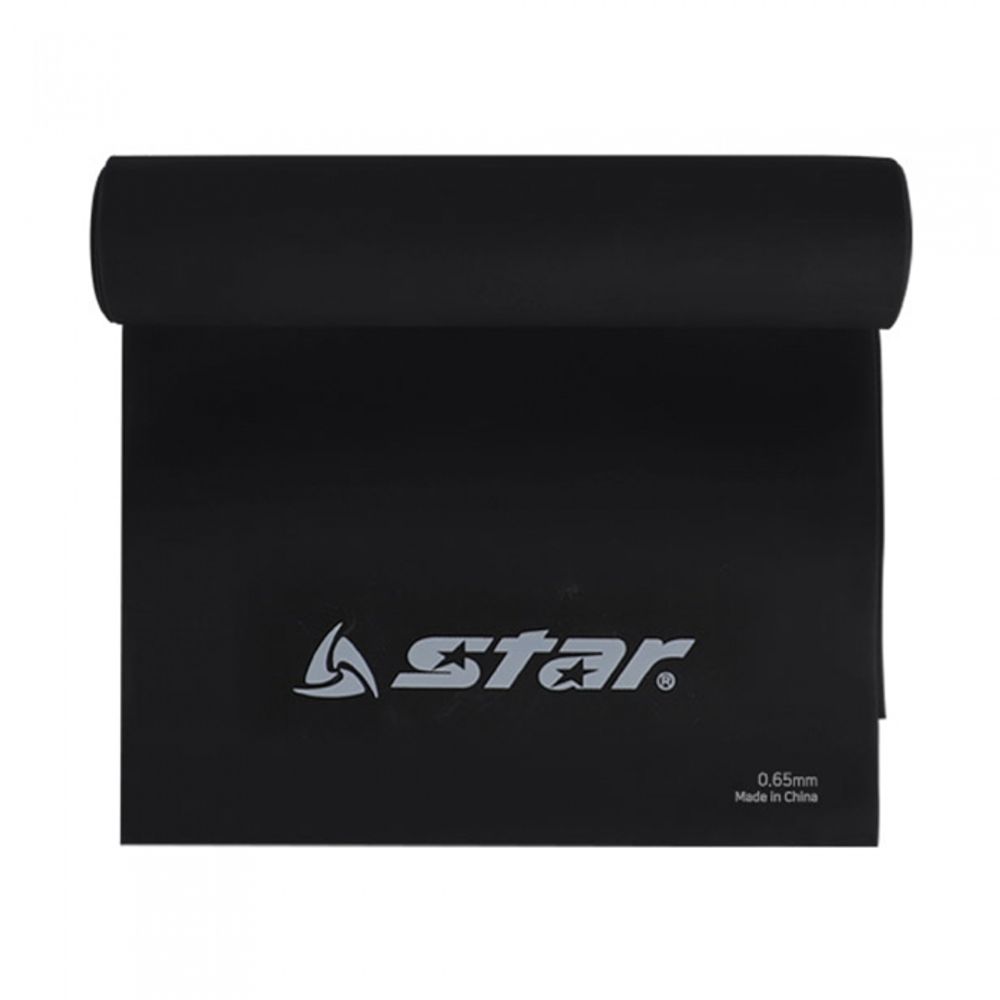 Star Sports TPE Resistance Band EU564-03 Black (Level 7) 2000x150x0.35mm - Professional High-Intensity Training Band for Strength and Muscle Building